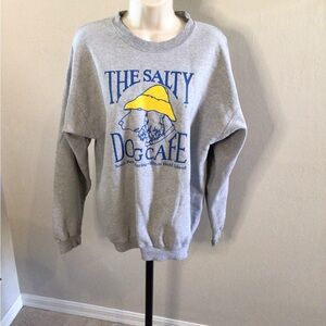 Salty dog sweatshirt grey in size medium
